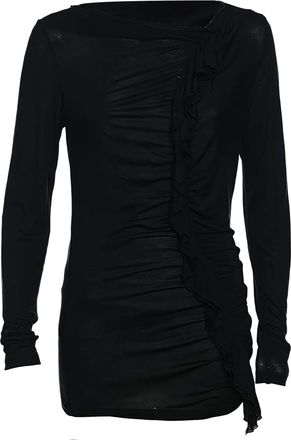 Moschino draped top - Black