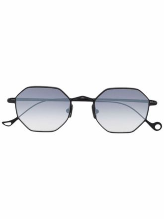 Eyepetizer geometric-frame sunglasses - unisex - Metal - One Size - Black
