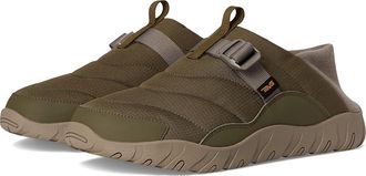 Teva Reember Camp Mens Slippers Dark Olive : 10 D - Medium, Synthetic