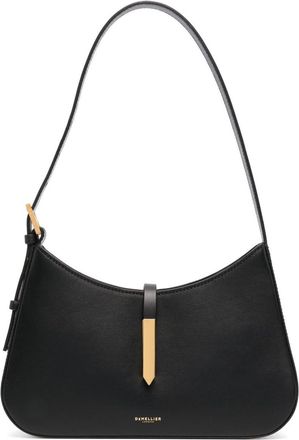 DeMellier Black Tokyo Leather Shoulder Bag - Womens - Cotton/Leather