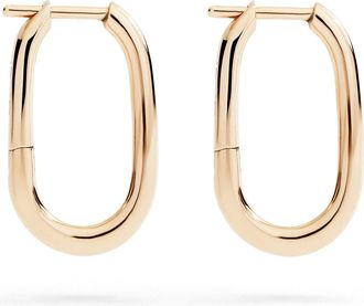 Dodo ORECCHINI HOOP ESSENTIALS ORO ROSA