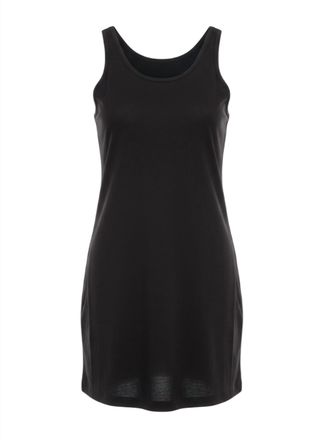 Toteme Womens Curved Jersey Tank Top In Black