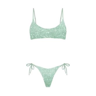 MC2 Saint Barth Bikinis, female, Green, M/L, Bikinis