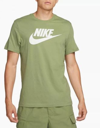 Nike Mens Nike Futura Icon T-Shirt Green - Tan - Size: 44