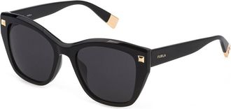 Furla SFU534 0700 Womens Sunglasses Black Size 53