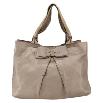 Ferragamo Borsa a spalla Pre-owned - - Pre-owned - Donna - Beige - ONE SIZE