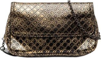 Bottega Veneta Pre-owned Cross Body Bags, female, Yellow, Size: ONE SIZE Pre-owned Top Handle Bag