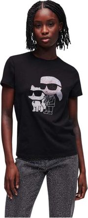 Karl Lagerfeld T-Shirts - Dames - T-shirts - Zwart - XS - Tops