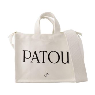 Patou kleiner Einkaufstasche Patou -Baumwollcreme