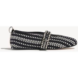 Amambaih Adela Ballerina in Ivory Black at Nordstrom, Size 40