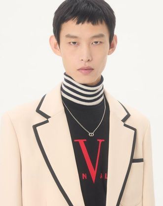 Valentino Garavani Collana Ovalette In Metallo Uomo TRASPARENTE UNI