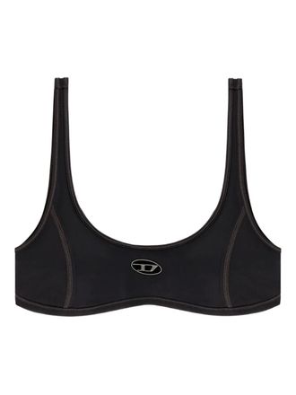 Diesel Reggiseno sportivo Chelsea-Utility con cut-out - Nero