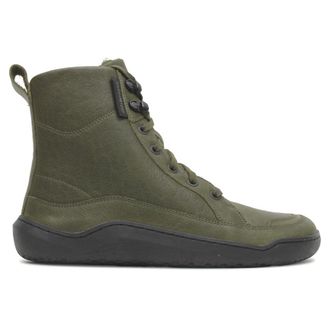 Vivobarefoot Gobi Boot Winterised Leather Womens Ankle Boots - Olive - Size:UK 8.5