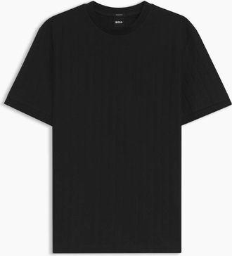 HUGO BOSS Mens BOSS Black H Thompson 236 T-Shirt 001 Black - Size: 44