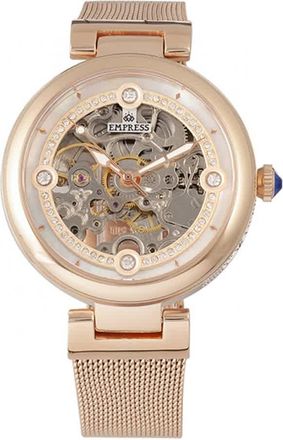 Empress Adelaide Automatic Crystal White Dial Ladies Watch EMPEM2503