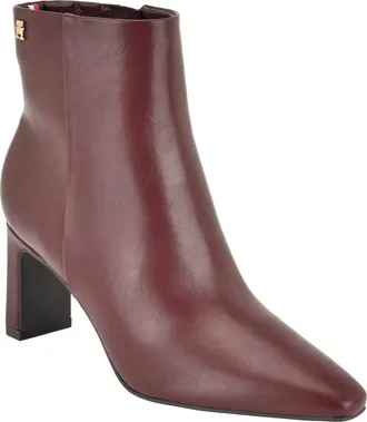 Tommy Hilfiger Eddey Bootie in Burgundy at Nordstrom, Size 8.5