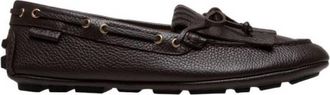 Bally Kerbs Grained Leather Driver Loafers, Brand Size 6.5 ( US Size 7.5 )