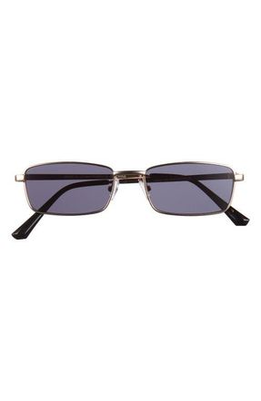 BP. Rectangular Sunglasses in Gold- Smoke at Nordstrom