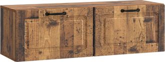 vidaXL Mueble Para Tv De Pared Madera Envejecida 98 X 31 X 30 Cm Vidaxl