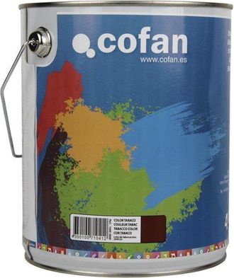 cofan Esmalte Sint&eacute;tico (4 L) Color Tabaco, Esmalte Sint&eacute;tico Al Disolvente Disponible En Una Amplia Gama De Colores Y Tonalidades Fabricado A Base De Resin