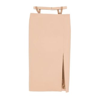 MUGLER Dames, Rokken, Roze, Maat: XS Wol