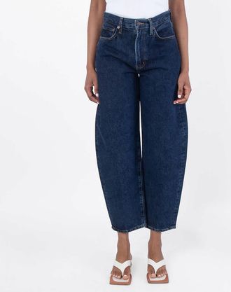 A Gold E Agolde Balloon High Rise Jeans