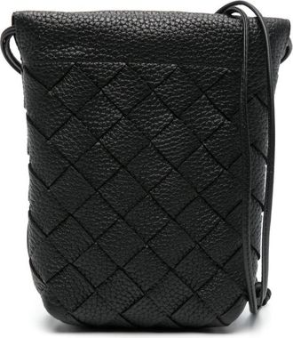 Bottega Veneta Intrecciato Leather Messenger Bag - Mens - Calf Leather
