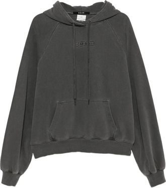 Ksubi Felpa in cotone con cappuccio - Grigio