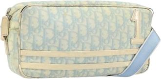 Dior Pre-owned Vintage PVC Schoudertas - Dames - Vintage Schoudertas - Blauw - ONE Size - Leer - Vintage