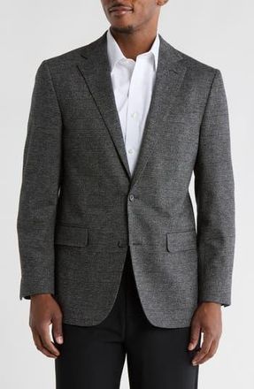 Brooks Brothers Plaid Cotton Blend Sport Coat in Greycheck at Nordstrom Rack, Size 44 Regular