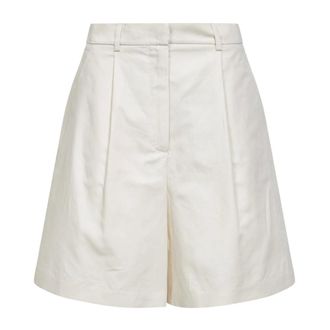Max Mara Casual Shorts, female, Beige, Size: XS Wkdecuba Bermuda Shorts