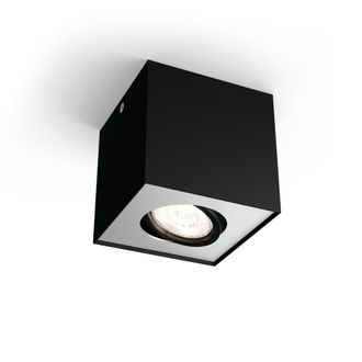 Philips Box Foco De Superficie Con 1 Punto De Luz (negro) - 2700k