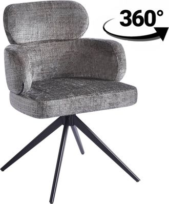 OEM Silla Gris Con Asiento Giratorio De 360 Grados. Modern Furnitex