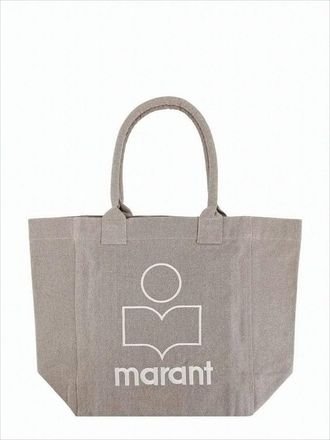 Isabel Marant Sturdy Cotton Tote Bag With Minimalist Logo Design