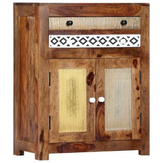 vidaXL Aparador De Madera Maciza De Acacia 60x30x75 Cm Vidaxl