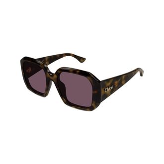 Chloé Sunglasses, unisex, Brown, 54 MM, Authentic Glasses with Top-Notch Service