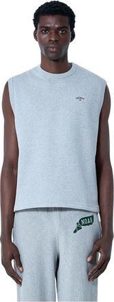 Noah Tops, Heren, Grijs, S, Katoen, Sweatshirt Vest