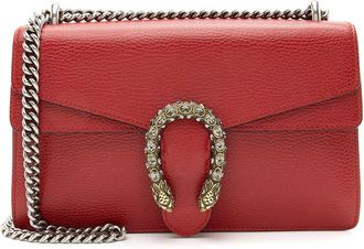Gucci Red Crystal & Leather Dionysus Medium Shoulder Bag (Authentic Pre-Loved)