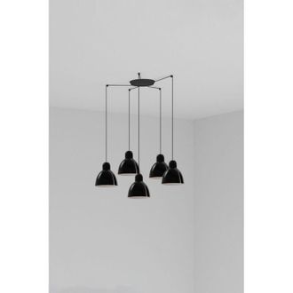 Faro Barcelona Venice 5l Colgante Negra