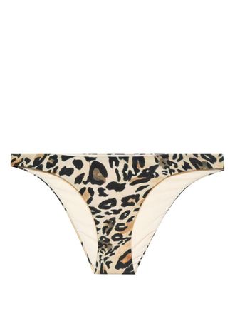 Nanushka Slip bikini leopardati - Toni neutri