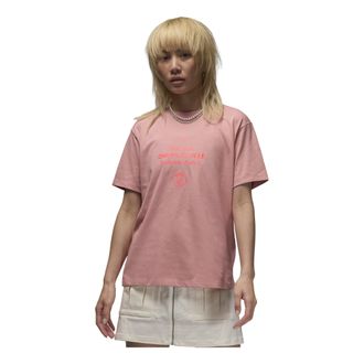 Nike Jordan (WMNS) Air Jordan Paris Saint-Germain T-Shirt Asia Sizing Rust Pink FV7749-612