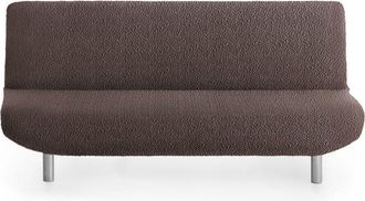 Eysa Funda de sofá click clack elástica marrón 180 - 230 cm