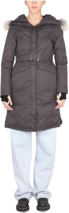 Nobis Morgan Long Coat - Dames - Parka Jassen - Grijs - M - Polyester - Jassen