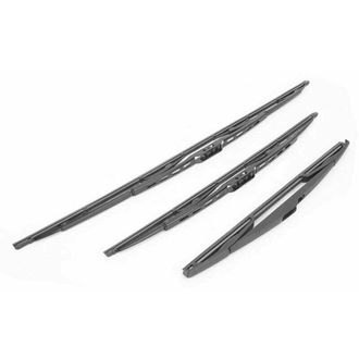 OEM Juego De 3 Escobillas Limpiaparabrisas Delanteras Y Traseras Para Citro&euml;n C3 Mk1 (modelos 2002-2008) -crezuo