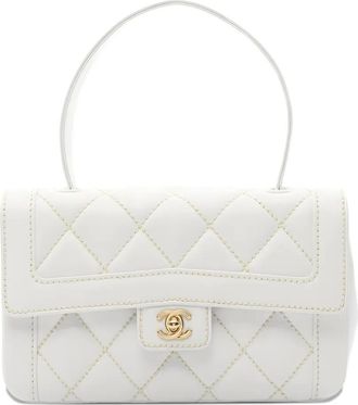 Chanel Borsa tote Wild Stitch Pre-owned 2004-2005 - Bianco