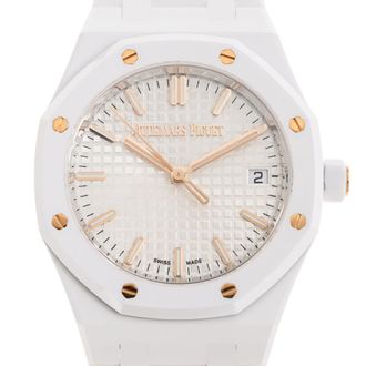 Audemars Piguet Royal Oak Automatic White Dial Ladies Watch 77350CB.OO.1266CB.01
