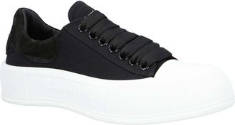 Alexander McQueen Alexander Mcqueen Womens Canvas Plimsoll, Never Worn (Authentic Pre-Loved)