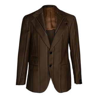 Gabriele Pasini Heren, Pakken, Bruin, Maat: 2XL Wol