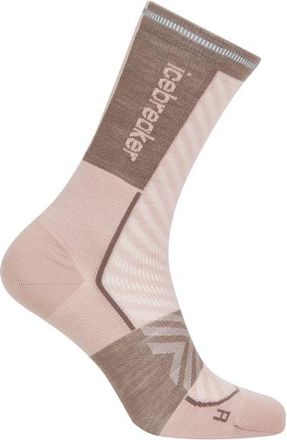 Icebreaker Merino Run+ Ultralight Crew Laufsocken f&uuml;r Damen | rosa/braun