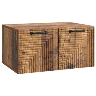 vidaXL Mueble Para Tv De Pared Madera Envejecida 59,5 X 41 X 30 Cm Vidaxl